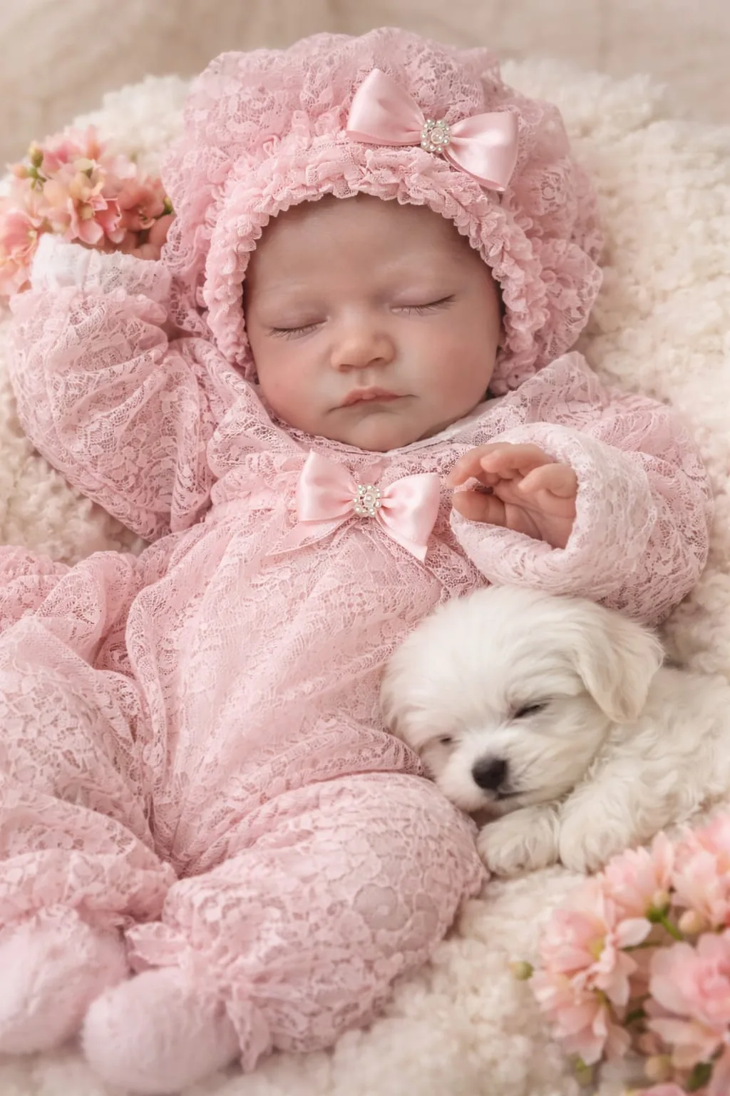 Ukázka úpravy fotografií reborn panenky 93